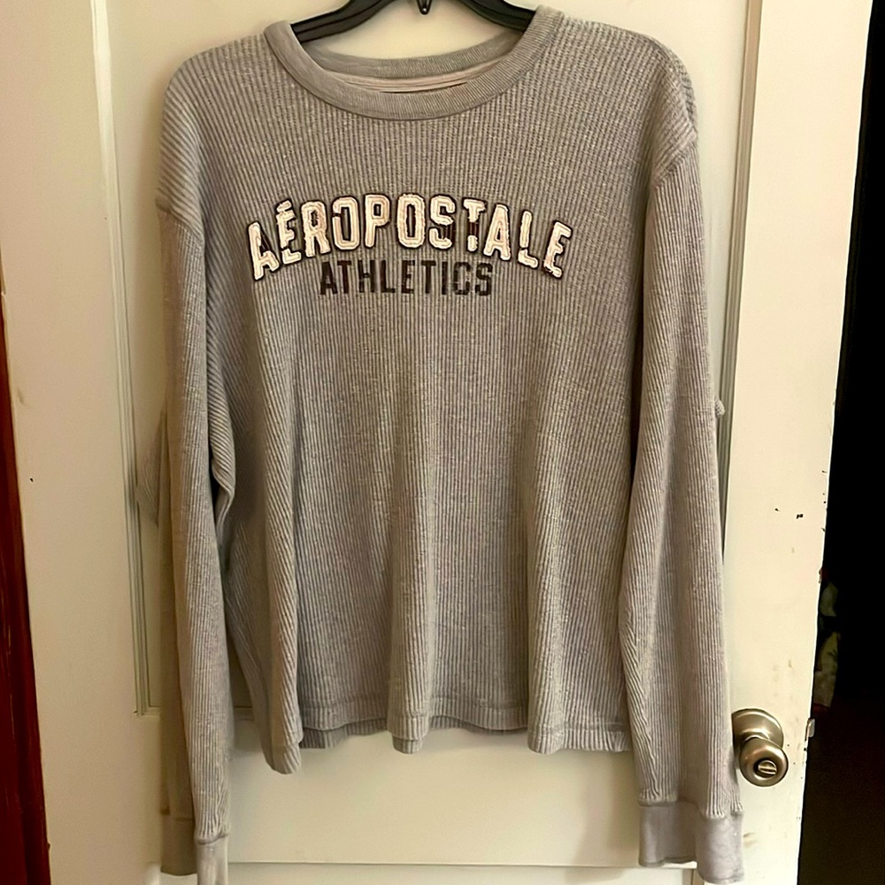 Men’s long sleeve shirt size XXL Aeropostale is the brand